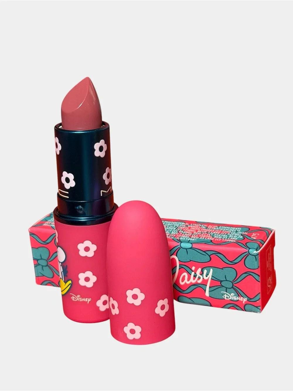 MAC DISNEY Minnie Lustreglass Lipstick in UPSY DAISY- Dusty Rose Pink LE BNIB!!